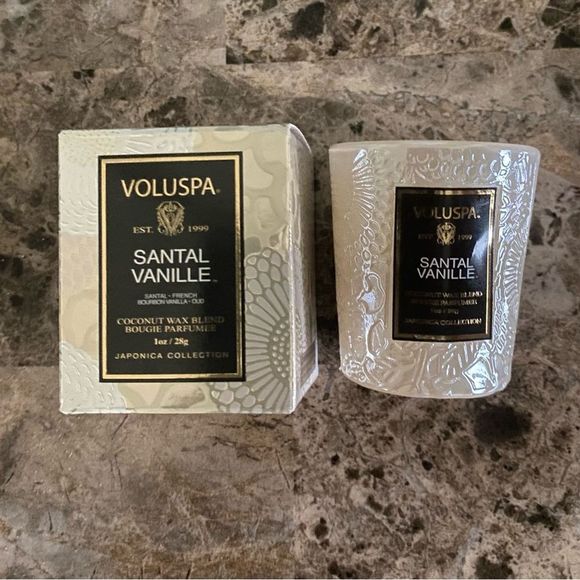 Voluspa Other - New, Voluspa Santal Vanille Candle, 1oz- MINI Bourbon Vanilla OUD